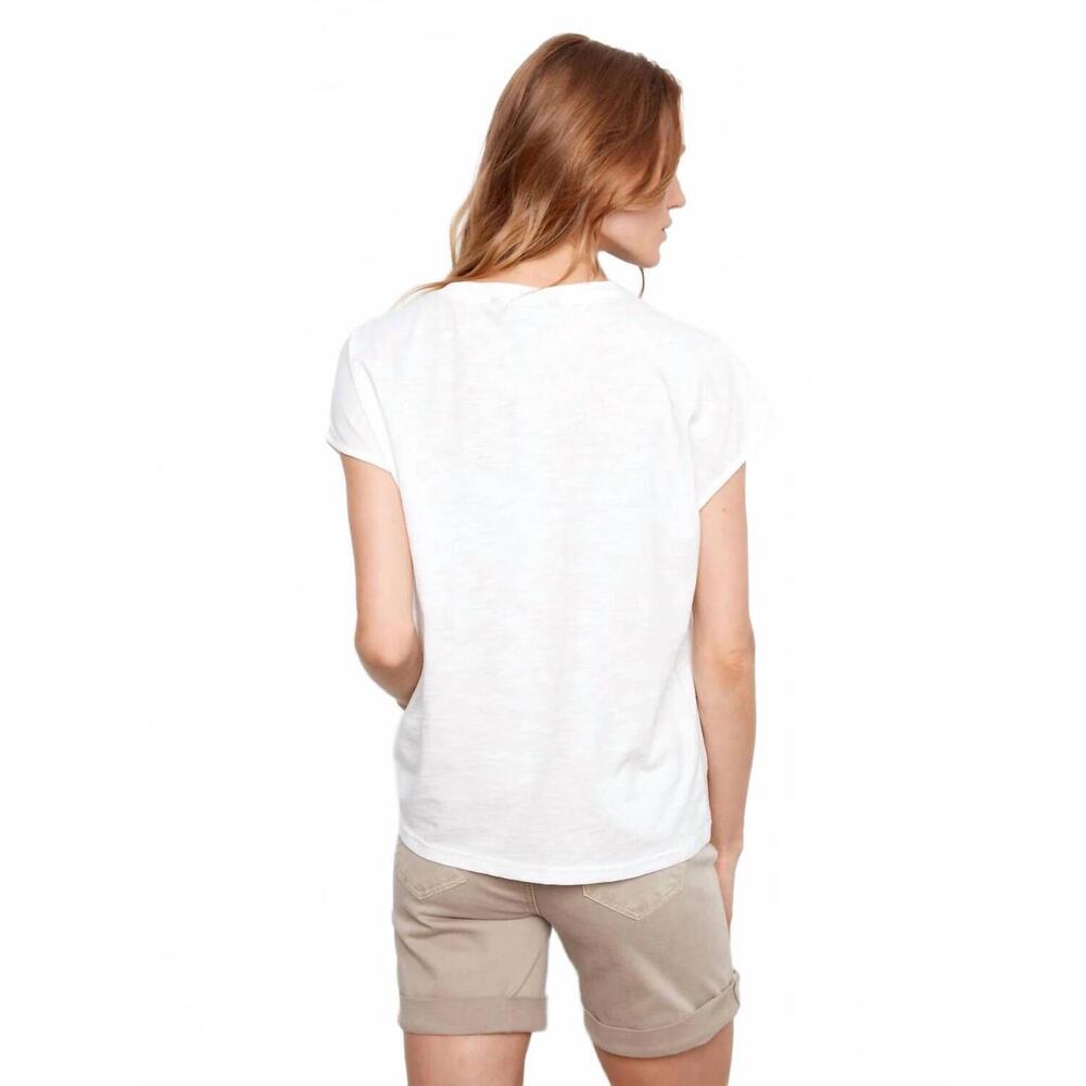 NEW CHARLIE B cap sleeve cotton floral embroidery top in white - Picture 3 of 3